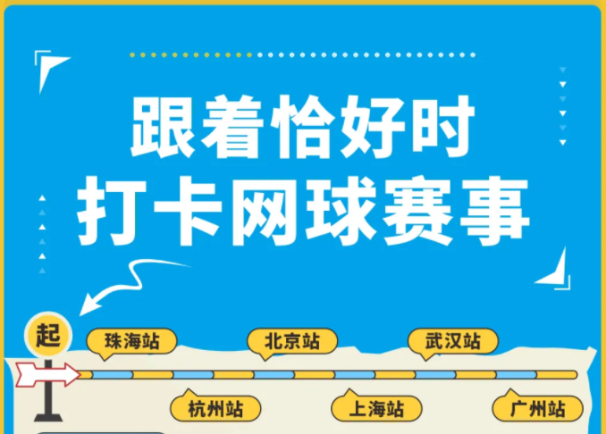 我們來(lái)了，跟著恰好時(shí)打卡網(wǎng)球賽事！
