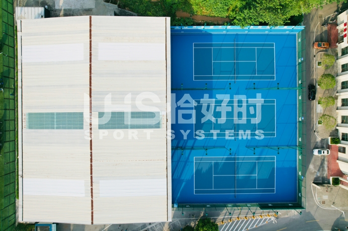 項目案例|恰好時助力宜昌市體育運動學(xué)校，打造專業(yè)比賽級別網(wǎng)球場地